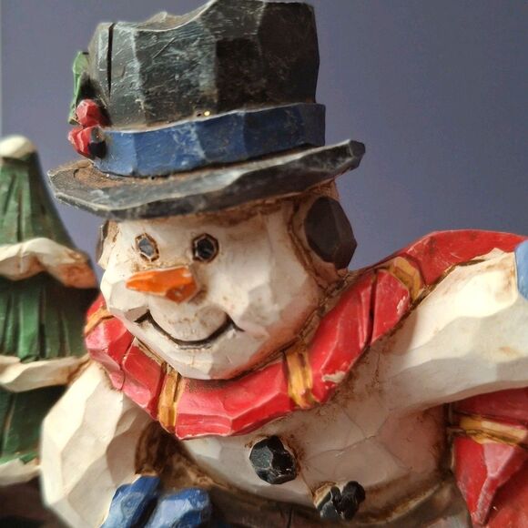 Prinz Christmas picture frame 4" x 6" Trees Snowman Cardinal Excellent condition - Picture 9 of 9